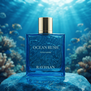 Rayhaan Ocean Rush For Him 100ml ريحان اندفاع المحيط من أجله - Princess Cosmetics Qatar