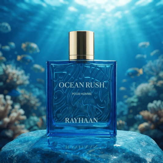 Rayhaan Ocean Rush For Him 100ml ريحان اندفاع المحيط من أجله - Princess Cosmetics Qatar