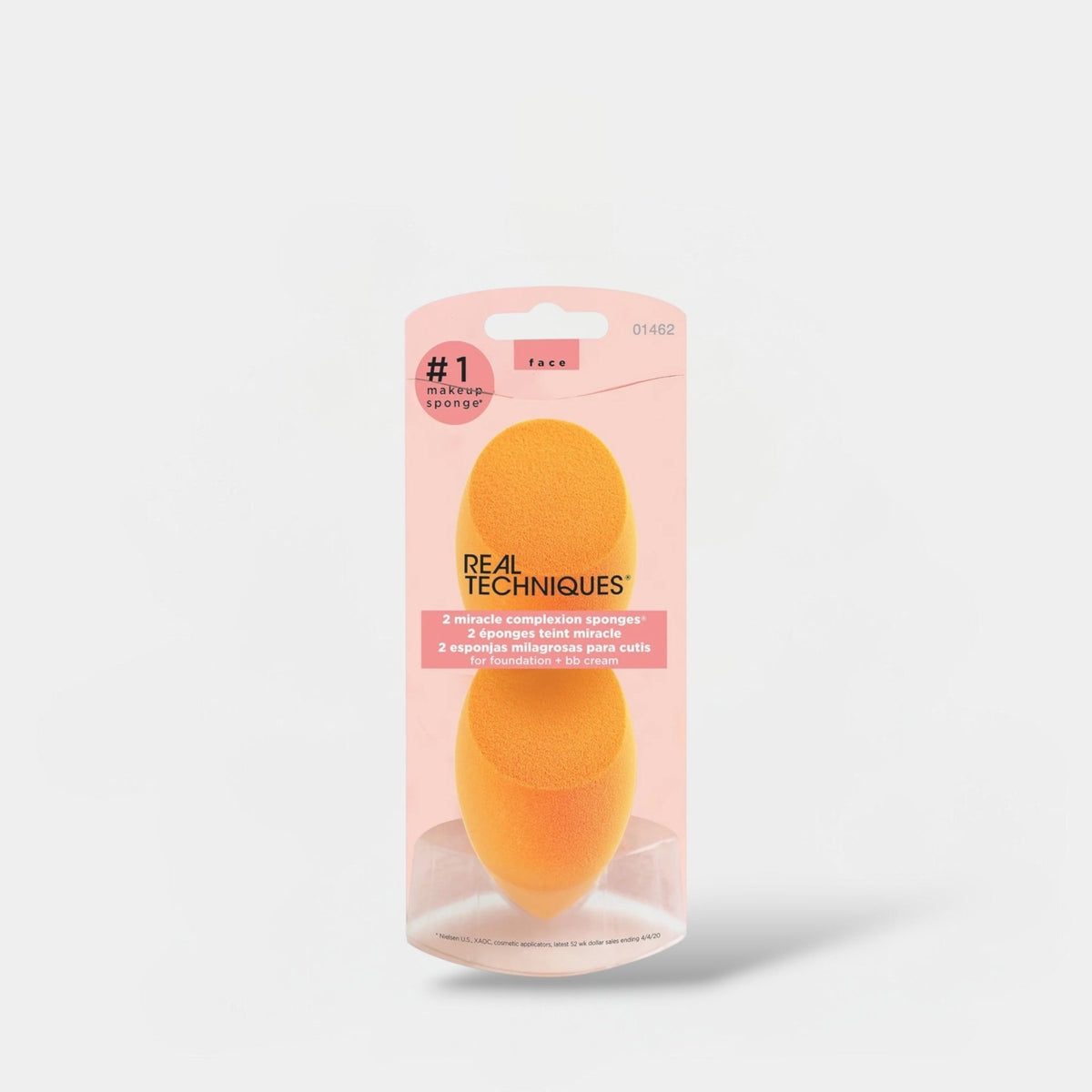 Real Techniques 2 Miracle Complexion Sponges ريال تكنيكس – 2 إسفنجة ميراكل كومبليكشن - Princess Cosmetics Qatar
