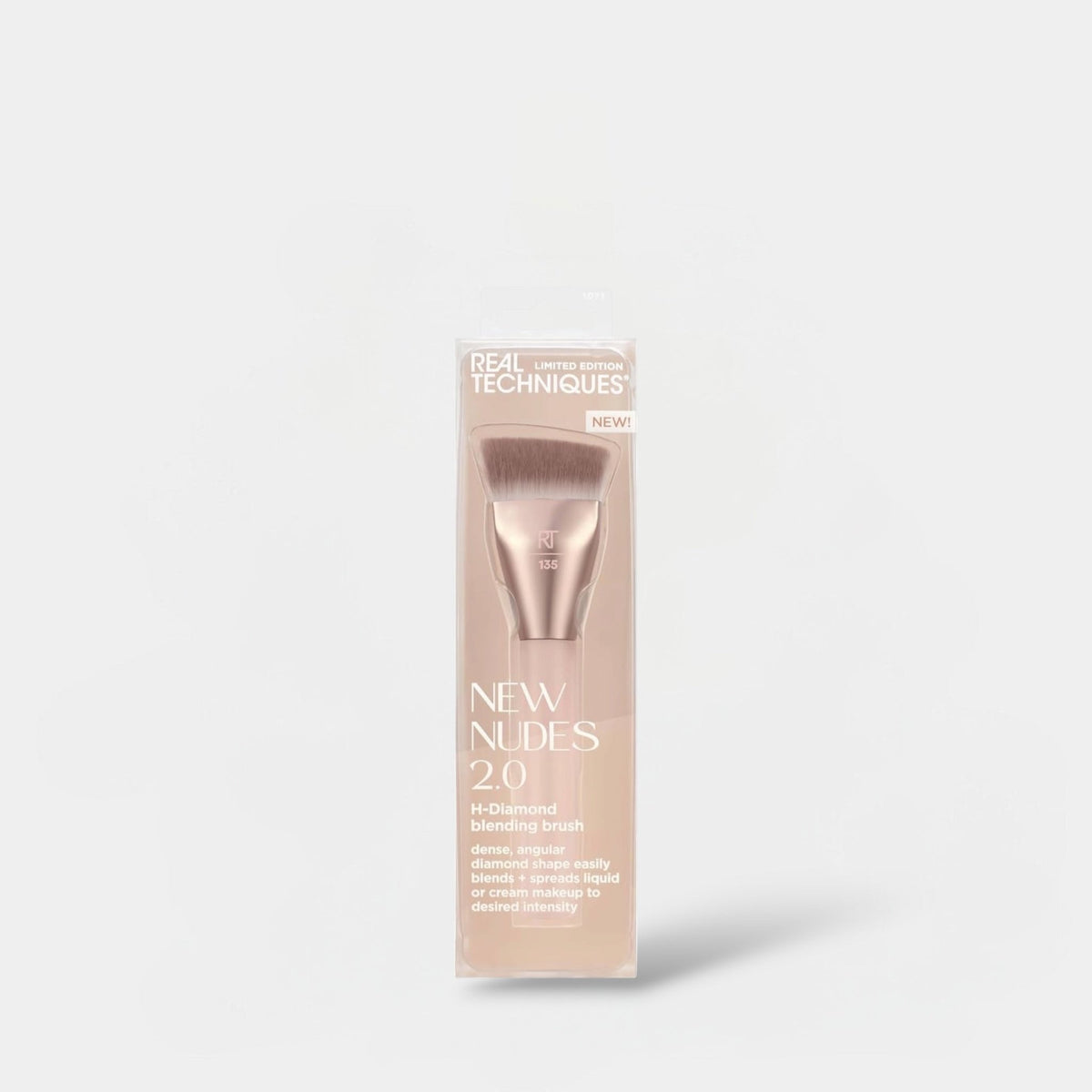Real Techniques New Nudes H-Diamond Blending Brush ريال تكنيكس نيو نودز – فرشاة دمج إتش دايموند - Princess Cosmetics Qatar