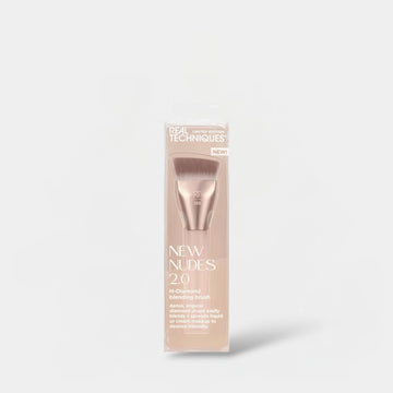 Real Techniques New Nudes H-Diamond Blending Brush ريال تكنيكس نيو نودز – فرشاة دمج إتش دايموند - Princess Cosmetics Qatar
