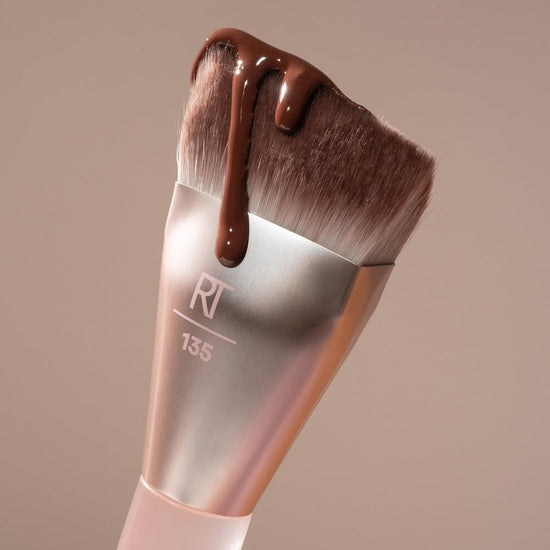 Real Techniques New Nudes H-Diamond Blending Brush ريال تكنيكس نيو نودز – فرشاة دمج إتش دايموند - Princess Cosmetics Qatar