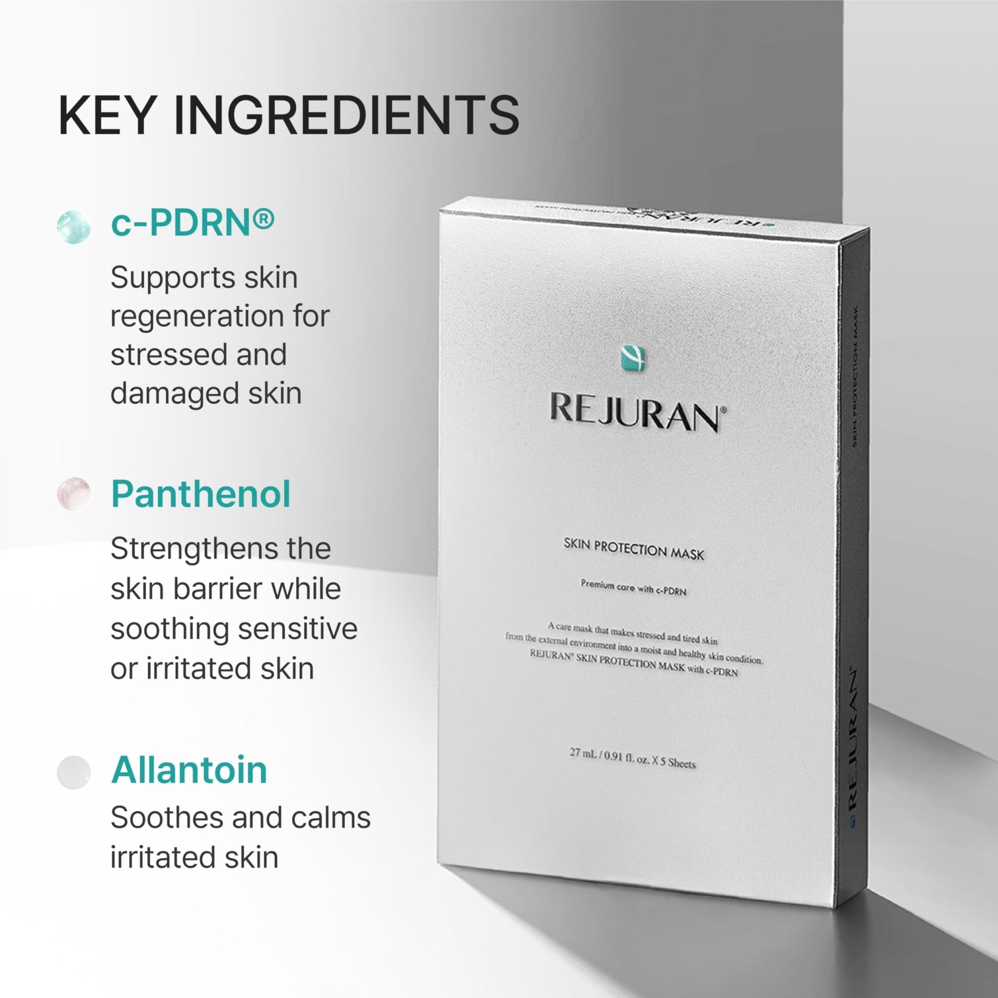 Rejuran Skin Protection Mask Sheet (1 Sheet) قناع ريجوران لحماية البشرة - Princess Cosmetics Qatar