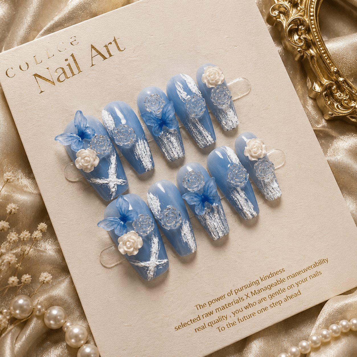 Reusable Fake Nails أظافر صناعية قابلة لإعادة الاستخدام - Princess Cosmetics Qatar