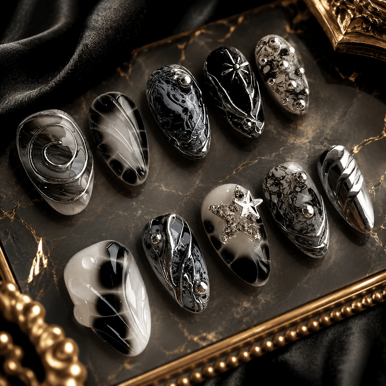 Reusable Fake Nails أظافر صناعية قابلة لإعادة الاستخدام - Princess Cosmetics Qatar