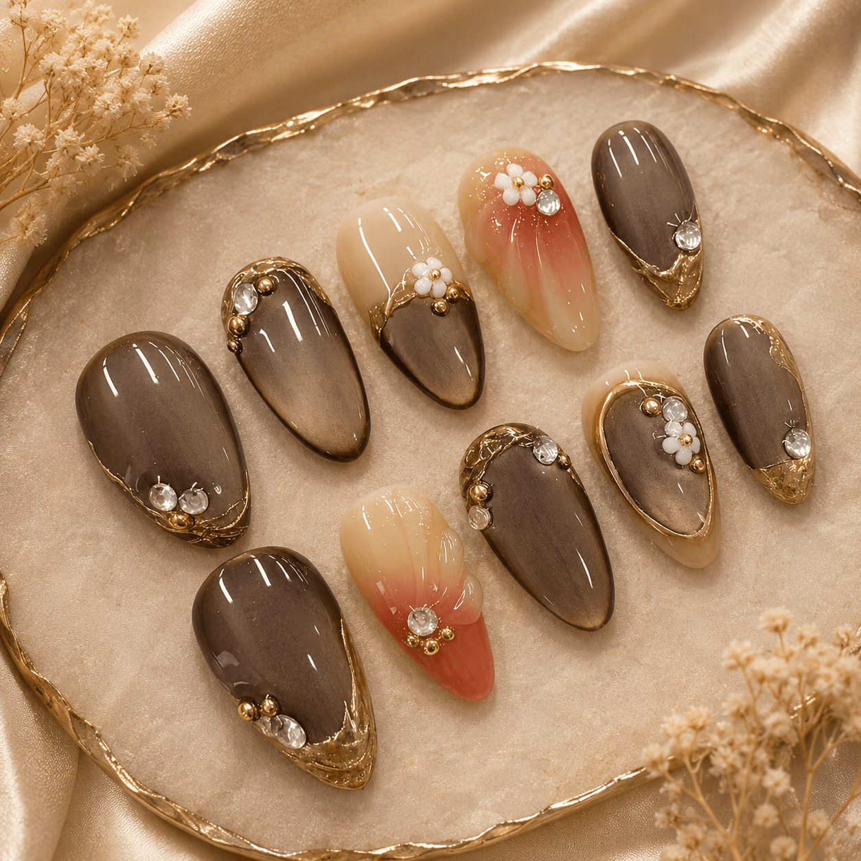 Reusable Fake Nails أظافر صناعية قابلة لإعادة الاستخدام - Princess Cosmetics Qatar