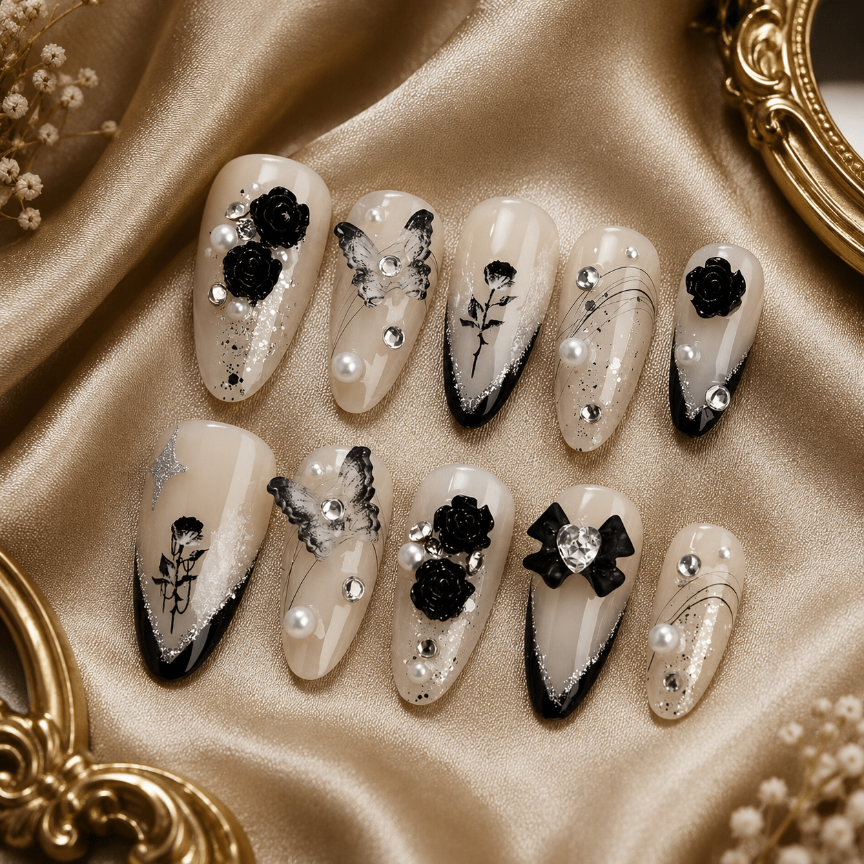 Reusable Fake Nails أظافر صناعية قابلة لإعادة الاستخدام - Princess Cosmetics Qatar