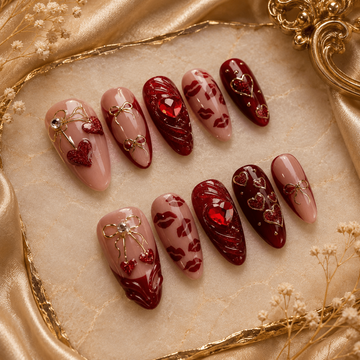 Reusable Fake Nails أظافر صناعية قابلة لإعادة الاستخدام - Princess Cosmetics Qatar