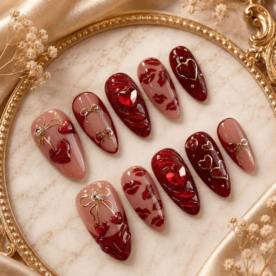 Reusable Fake Nails أظافر صناعية قابلة لإعادة الاستخدام - Princess Cosmetics Qatar