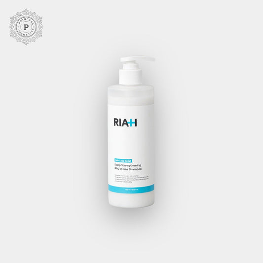 RIAH Scalp Strengthening PRO R - tein Shampoo 400ml. شامبو رياه لتقوية فروة الرأس برو آر تين 400 مل - Princess Cosmetics Qatar