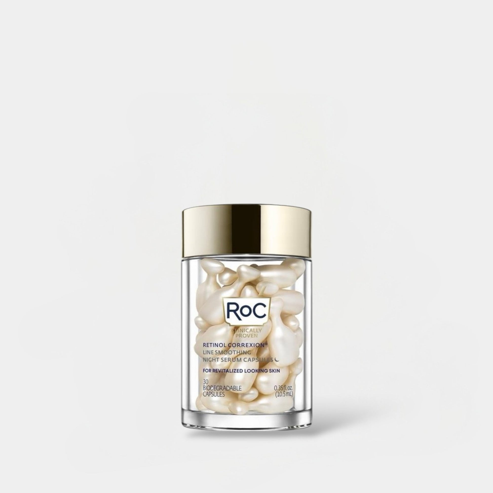 ROC Line Smoothing Night Serum Capsules (30ea) كبسولات سيروم الليل لتنعيم الخطوط من ROC - Princess Cosmetics Qatar