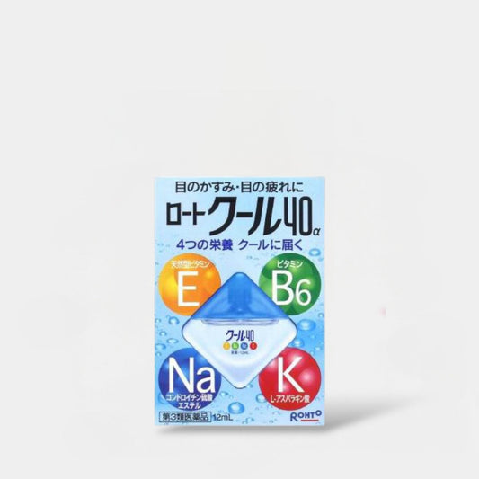 Rohto Cool 40a Eye Drops 12ml روهتو كول 40a قطرة للعين - Princess Cosmetics Qatar