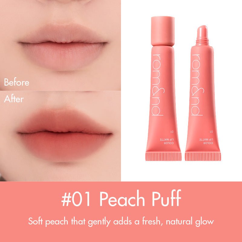 Romand Color Lip Matte 8g أحمر شفاه روماند كلر مات - Princess Cosmetics Qatar