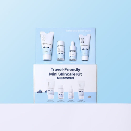 Round Lab 1025 Dokdo Trial Kit (4pcs) مجموعة تجارب دوكدو راوند لاب 1025 - Princess Cosmetics Qatar