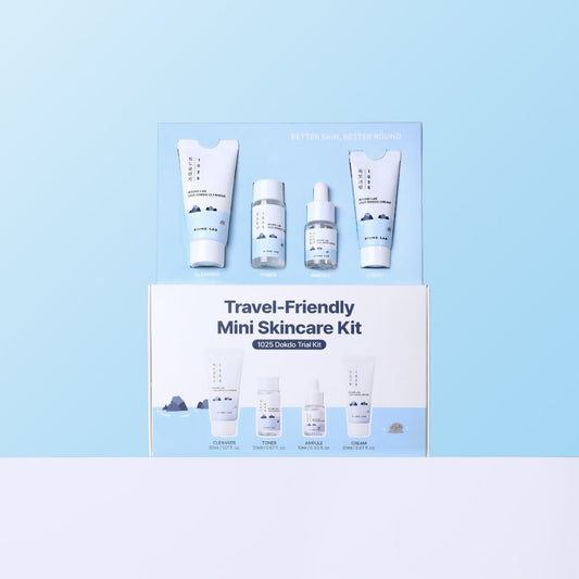 Round Lab 1025 Dokdo Trial Kit (4pcs) مجموعة تجارب دوكدو راوند لاب 1025 - Princess Cosmetics Qatar