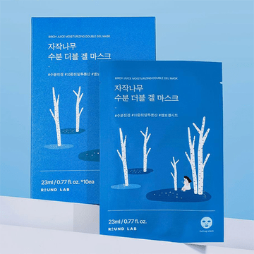Round Lab Birch Juice Moisturizing Double Gel Mask (1 Sheet) قناع جل مزدوج مرطب بخلاصة عصير البتولا من راوند لاب - Princess Cosmetics Qatar