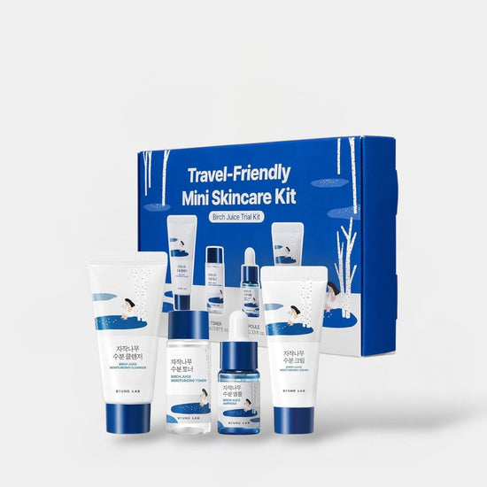 Round Lab Birch Juice Trial Kit (4pcs) مجموعة تجربة عصير البتولا من راوند لاب - Princess Cosmetics Qatar