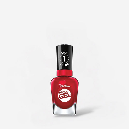 Sally Hansen Miracle Gel Rhapsody Red سالي هانسن ميراكل جل - رابسودي ريد - Princess Cosmetics Qatar
