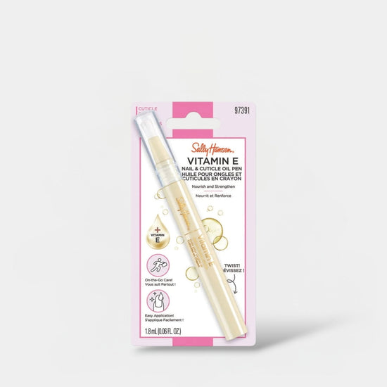 Sally Hansen Vitamin E Nail & Cuticle Oil Pen قلم زيت فيتامين E للأظافر والجلد المحيط بها من سالي هانسن - Princess Cosmetics Qatar