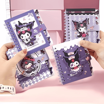 Sanrio A7 Pocket - Sized Notebook (4pcs). سانريو A7 كمبيوتر محمول بحجم الجيب - Princess Cosmetics Qatar