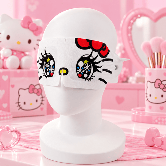 Sanrio Hello Kitty Hot Eye Mask (3pcs) سانريو هيلو كيتي قناع دافئ للعينين - Princess Cosmetics Qatar