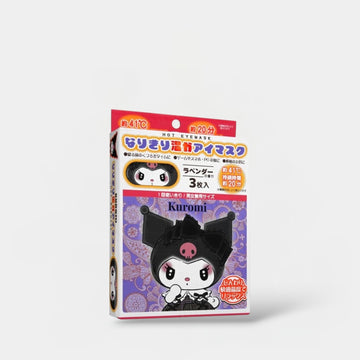 Sanrio Kuromi Hot Eye Mask (3pcs) قناع سانريو كورومي الدافئ للعينين - Princess Cosmetics Qatar