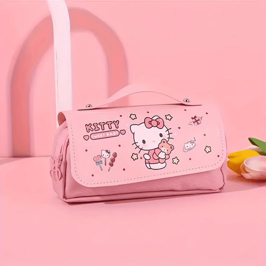 Sanrio Multi - Function Pencil Case. سانريو مقلمة متعددة الوظائف - Princess Cosmetics Qatar