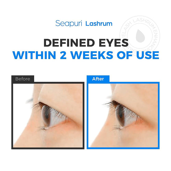 Seapuri Lashrum Eyelash Enhancing Serum 10g سيروم سيبوري لاشروم لتعزيز نمو الرموش - Princess Cosmetics Qatar