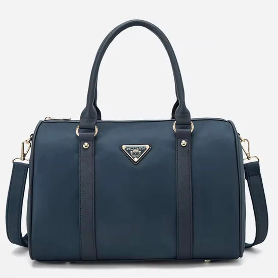 Secosana Mylienne Plain Bowling Bag - Prussian Blue. سيكوسانا ميلين – حقيبة بولينج سادة – أزرق بروسي - Princess Cosmetics Qatar