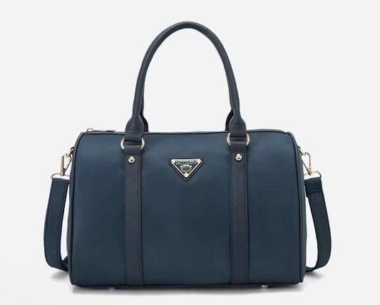 Secosana Mylienne Plain Bowling Bag - Prussian Blue. سيكوسانا ميلين – حقيبة بولينج سادة – أزرق بروسي - Princess Cosmetics Qatar