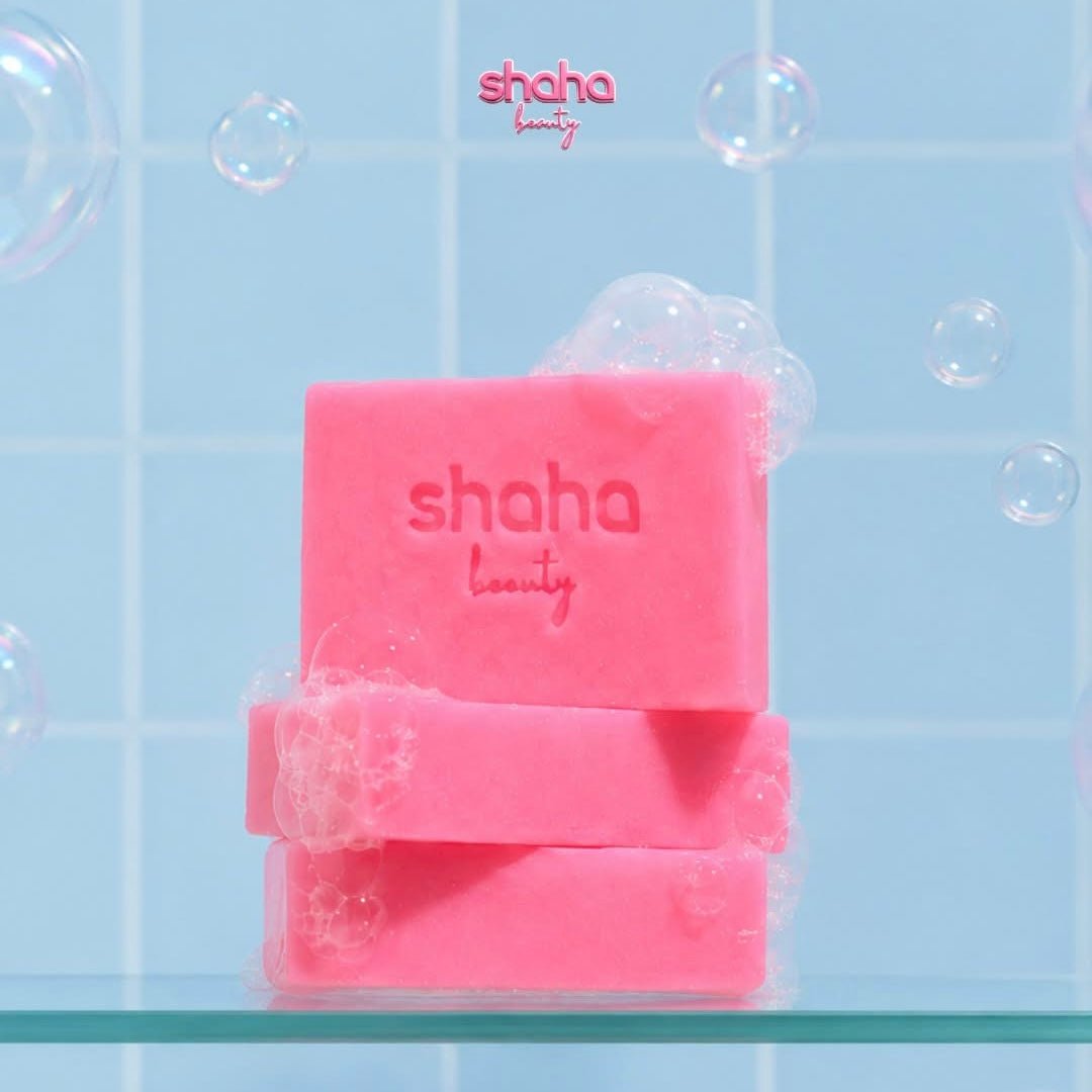 Shaha Beauty Hakuji Gluta Advanced Bleaching Complex Soap (70g x 3 Bar) صابون شاها بيوتي هاكوجي جلوتا المتطور لتفتيح البشرة - Princess Cosmetics Qatar