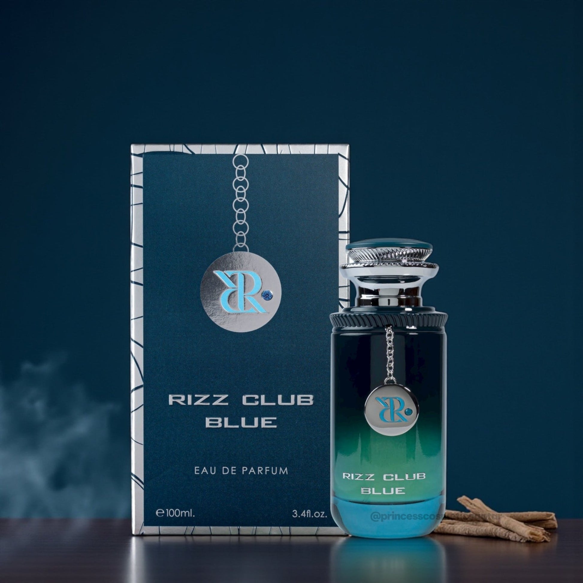 Shaikh Saeed Rizz Club Blue 100ml نادي الشيخ سعيد رز الأزرق - Princess Cosmetics Qatar