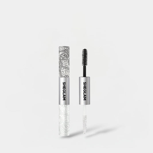 SHEGLAM All-In-One Primer & Tubing Volume Mascara - Black شيجلام ماسكارا الكل في واحد برايمر وتكثيف الرموش بتقنية الأنابيب - أسود - Princess Cosmetics Qatar