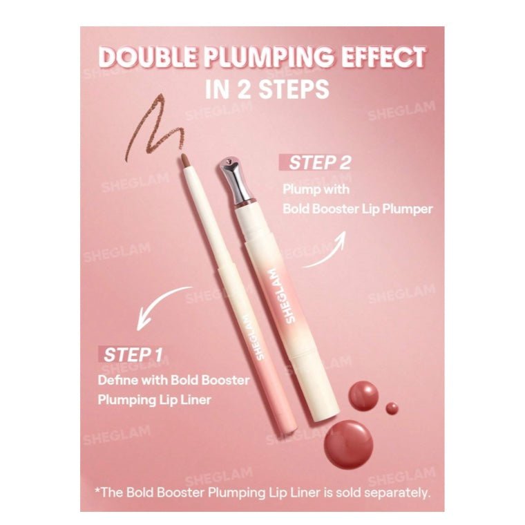 SHEGLAM Bold Booster Lip Plumper ملمع الشفاه شيغلام بولد بوستر - Princess Cosmetics Qatar