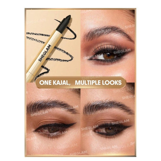 SHEGLAM Bold Moves Kohl Cream Eyeliner Pencil - Black قلم تحديد العيون الكريمي "بولد موفز كوهل" من شيجلام - أسود - Princess Cosmetics Qatar