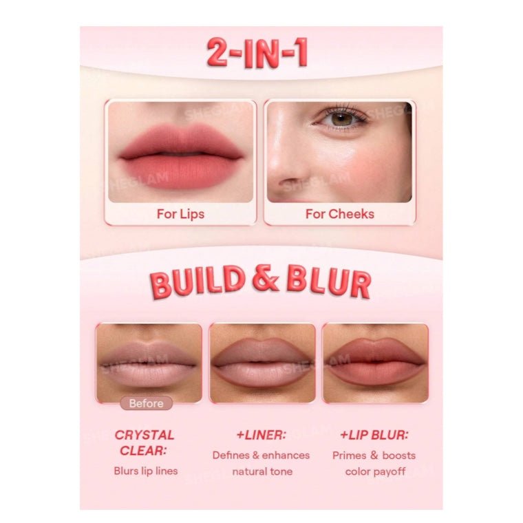 SHEGLAM Bounce Putty Pocket Lip Pot مرطب شفاه صغير من شيغلام باونس بوتي بوكيت - Princess Cosmetics Qatar