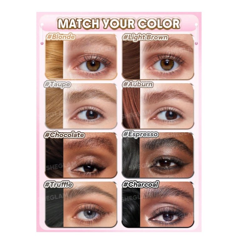 SHEGLAM Brow-Fection Angled Brush & Dip فرشاة ومحلول الحواجب المائل من شيغلام - Princess Cosmetics Qatar