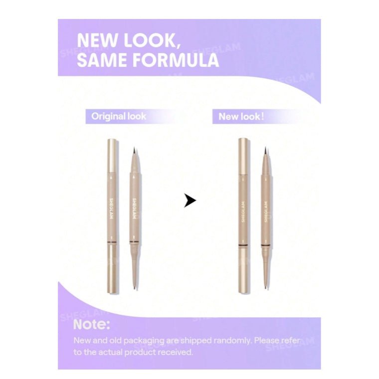 SHEGLAM Brows On Demand 2-In-1 Brow Pencil قلم الحواجب شيغلام براوز أون ديماند 2 في 1 - Princess Cosmetics Qatar