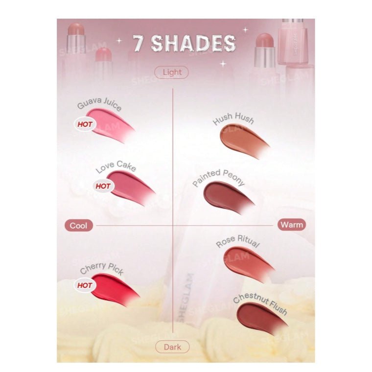 SHEGLAM Buttery Bliss Blush Stick أحمر خدود شيغلام باتري بليس - Princess Cosmetics Qatar