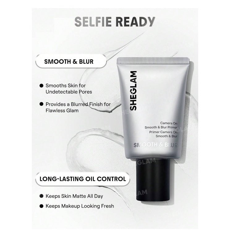 SHEGLAM Camera On Smooth & Blur Primer شيجلام برايمر كاميرا أون لتنعيم البشرة وإخفاء مظهر المسام - Princess Cosmetics Qatar