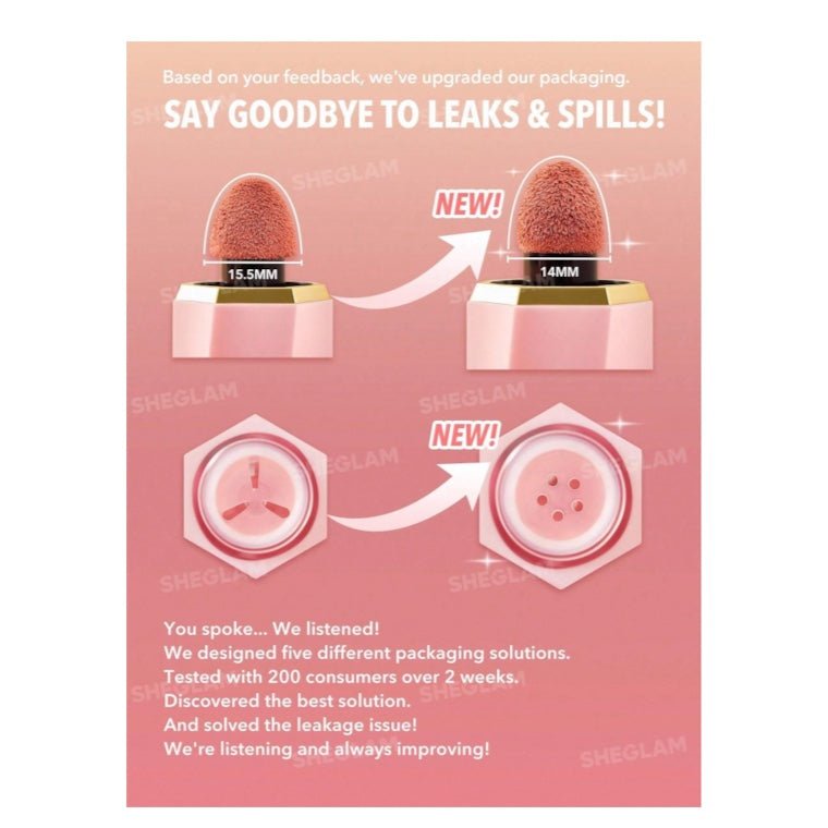 SHEGLAM Color Bloom Liquid Blush شي جلام كولور بلوم أحمر خدود سائل - Princess Cosmetics Qatar
