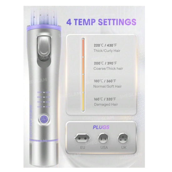 SHEGLAM Cool Lock Airflow Styler - 25mm شي جلام جهاز تصفيف الشعر كول لوك بتقنية تدفق الهواء – 25 مم - Princess Cosmetics Qatar
