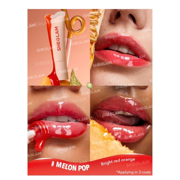 SHEGLAM Crystal Glaze Moisturizing Lip Gloss ملمع الشفاه المرطب "كريستال غليز" من شيجلام - Princess Cosmetics Qatar