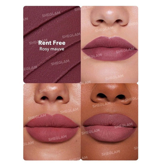 SHEGLAM Dynamatte Boom Long-Lasting Matte Lipstick شيغلام دينامات بوم – أحمر شفاه مطفي طويل الثبات - Princess Cosmetics Qatar