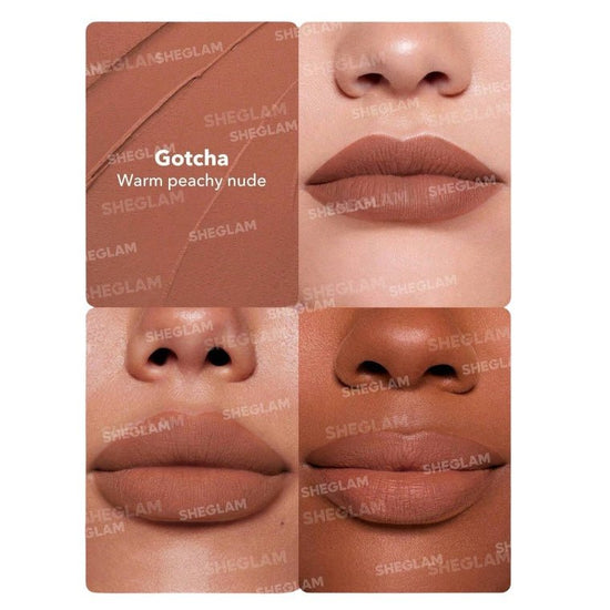 SHEGLAM Dynamatte Boom Long-Lasting Matte Lipstick شيغلام دينامات بوم – أحمر شفاه مطفي طويل الثبات - Princess Cosmetics Qatar