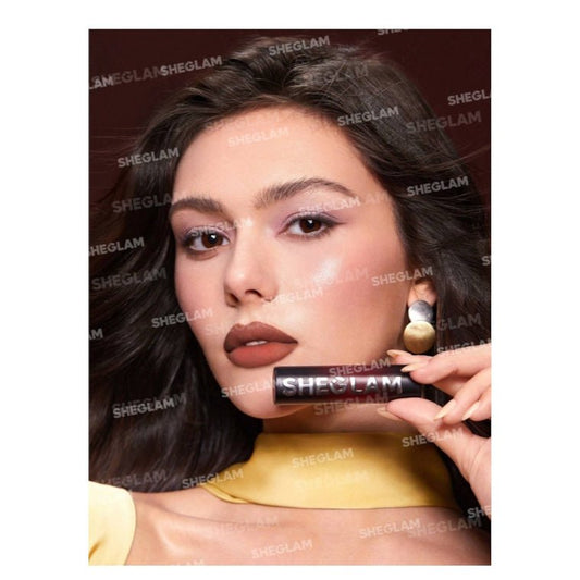 SHEGLAM Ember Rose Dynamatte Boom Long-Lasting Matte Lipstick شيغلام إمبر روز داينامات بوم – أحمر شفاه مطفي يدوم طويلاً - Princess Cosmetics Qatar