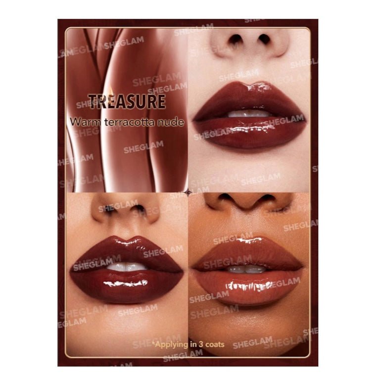 SHEGLAM Ember Rose Immortal Love Nourishing Lip Gloss ملمع شفاه مغذي من شيغلام، إمبر روز إمورتال لوف - Princess Cosmetics Qatar