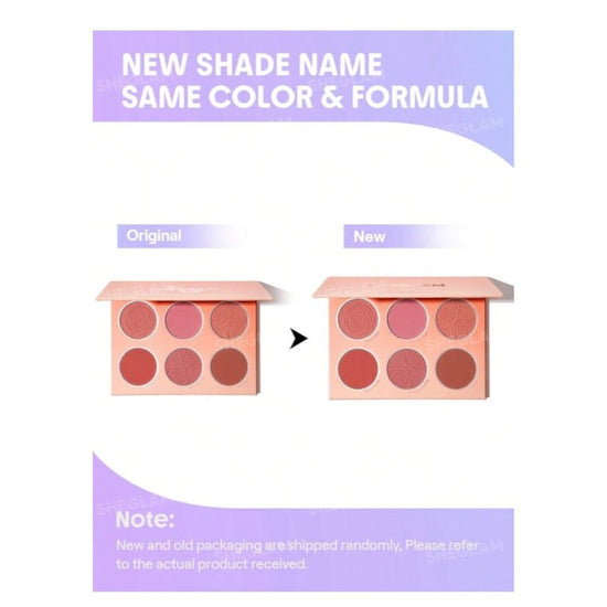 SHEGLAM Floral Flush Blush Palette شيجلام باليت أحمر خدود فلورال فلاش - Princess Cosmetics Qatar
