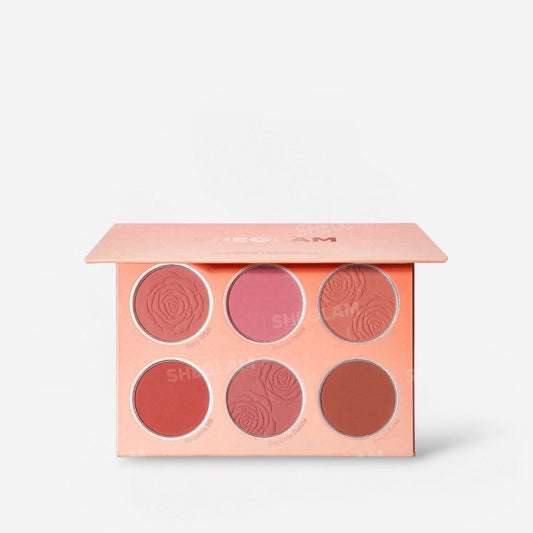 SHEGLAM Floral Flush Blush Palette شيجلام باليت أحمر خدود فلورال فلاش - Princess Cosmetics Qatar