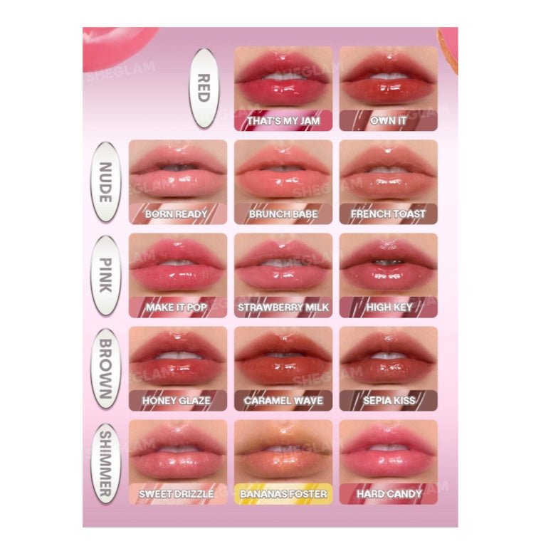 SHEGLAM Glass Lock Air Gloss شيجلام غلاس لوك إير غلوس - Princess Cosmetics Qatar